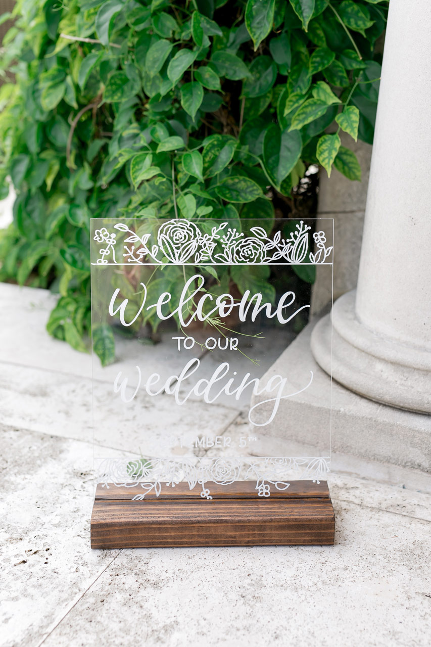Calligraphy Welcome Wedding Sign