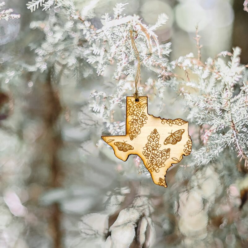 Texas Wood Ornament